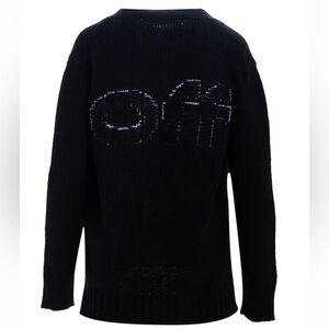 Off-White Main Logo Floating Cardigan Sweater
